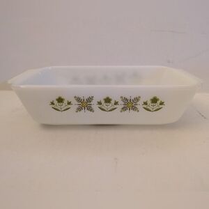 Vintage Fire King Green Meadow 1 QT Kitchenware Anchor Hocking